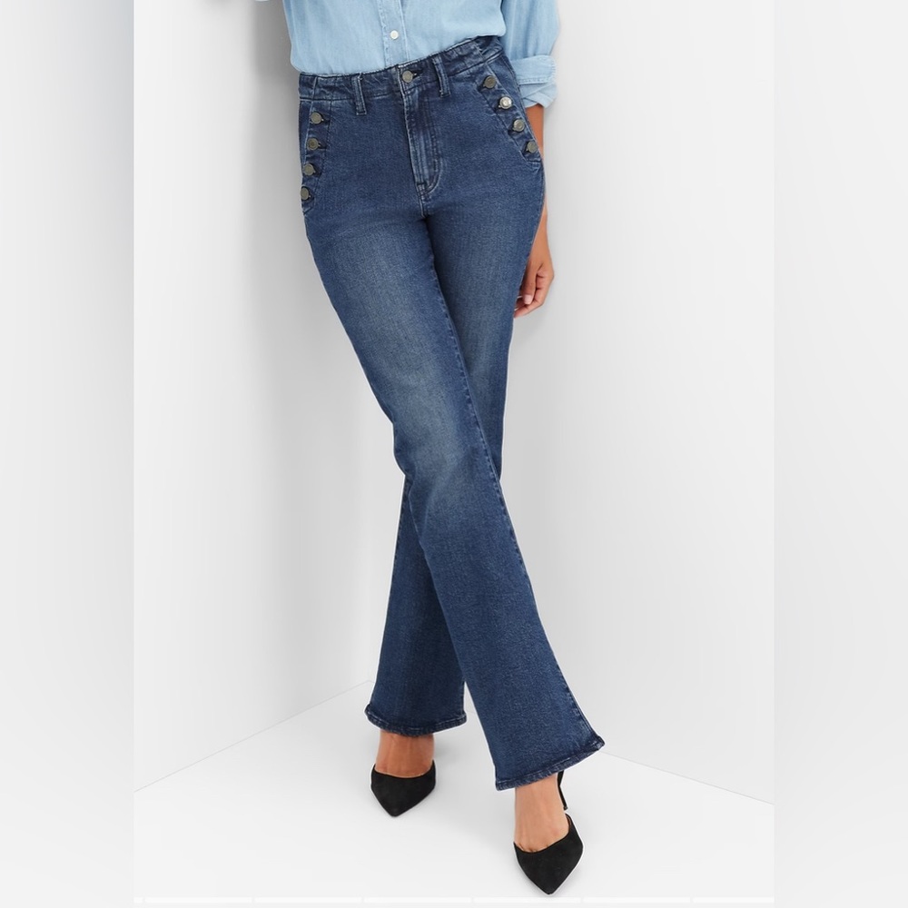 Gap High Rise 70’s flare jeans 29S